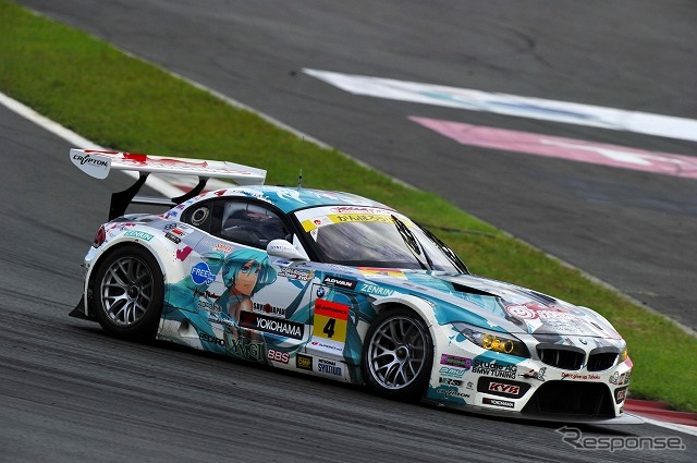 GT300優勝 初音ミク グッドスマイルBMW谷口信輝/番場琢選手組