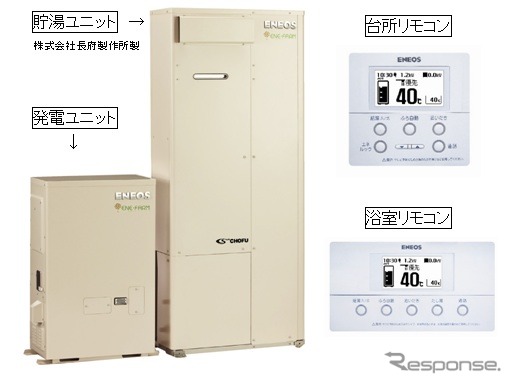 世界最小・最高発電効率を持つエネファームを発売 JX