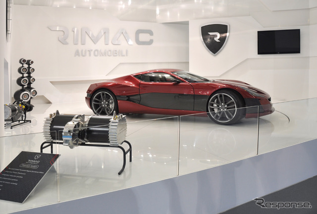 リマックオートモビル社のコンセプトワン(フランクフルトモーターショー11)