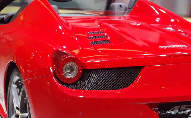 【フランクフルトモーターショー11】フェラーリ 458スパイダー 詳細画像…自信あり
