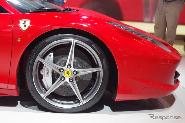 【フランクフルトモーターショー11】フェラーリ 458スパイダー 詳細画像…自信あり