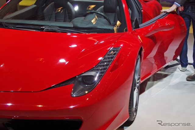 【フランクフルトモーターショー11】フェラーリ 458スパイダー 詳細画像…自信あり