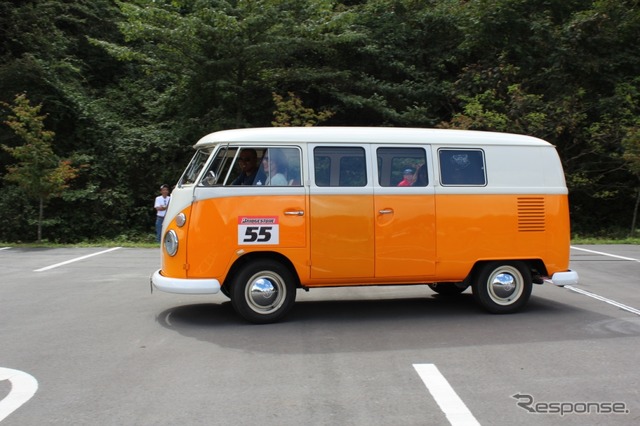 VWタイプII。のんびりとこういうクルマで出場するのも楽しいだろう。