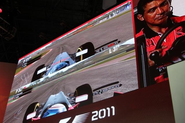 【TGS 2011】伝説のF1ドライバー、鈴木亜久里も登場・・・『F1 2011』ステージ 　