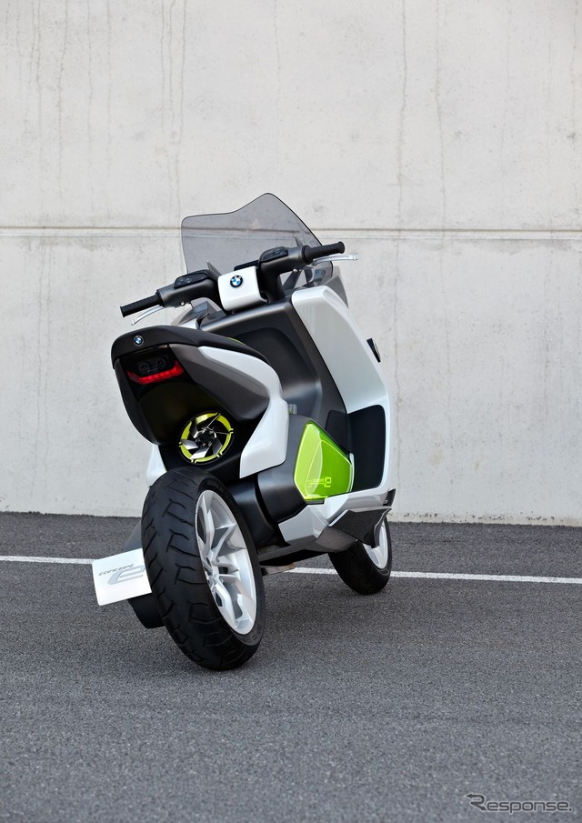 BMWの電動スクーター、コンセプトe(フランクフルトモーターショー11)