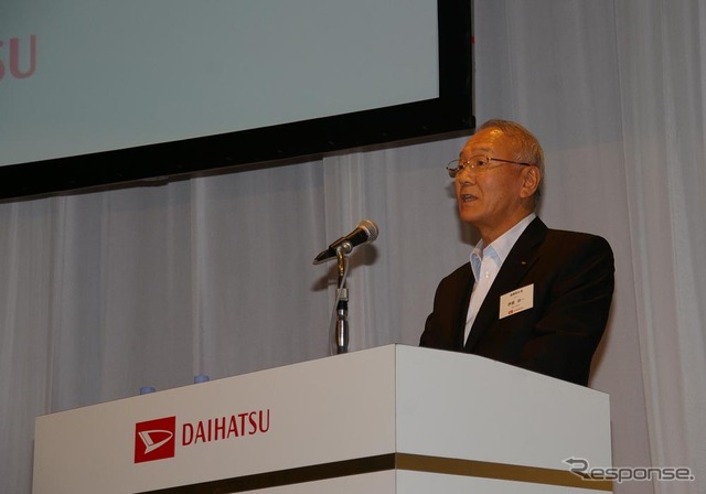 【ダイハツ イース 発表】伊奈社長、「”イーステクノ”はあらゆる軽に展開」