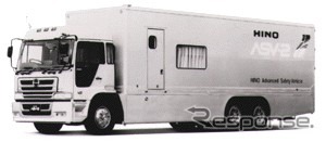 【東京モーターショー出品車】日野の低公害トラックはトヨタと共同開発