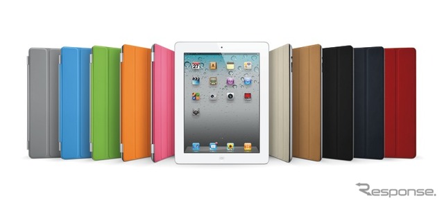 12年4月より、ANAグループの全客室乗務員がiPadを携行する(写真:iPad 2)