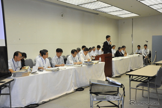 政府・東京電力統合対策室合同会見(20日・東京電力本店)
