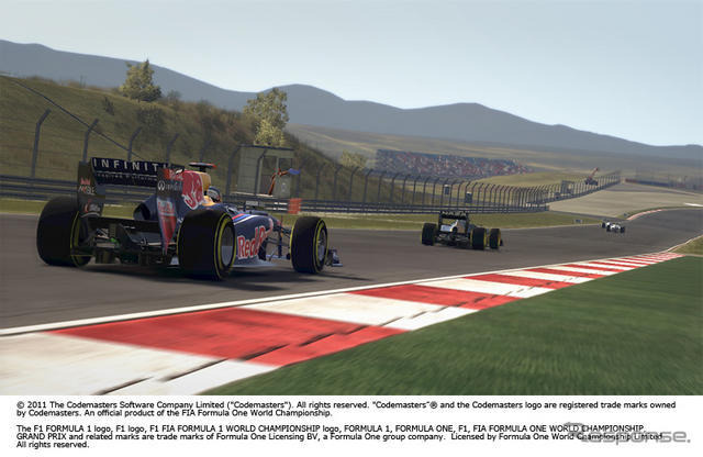 PS3/Xbox 360『F1 2011』。写真は開発中のもの