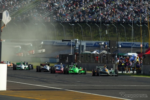 【INDYCAR インディジャパン】佐藤と武藤、日本人ドライバーの活躍…写真蔵