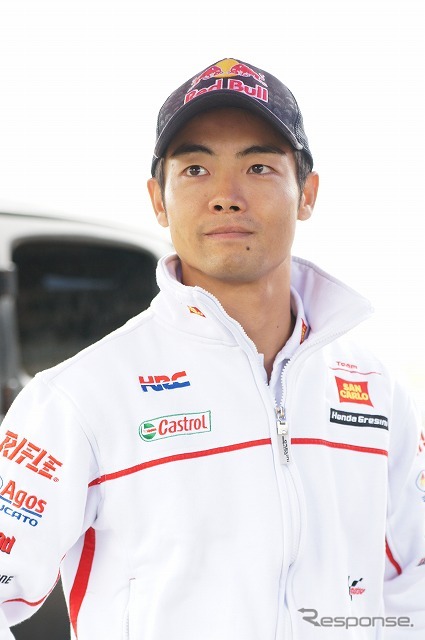震災の影響で順延されたMotoGPだが、多くの選手が来日に難色を示した中、青山が懸命に説得したという。