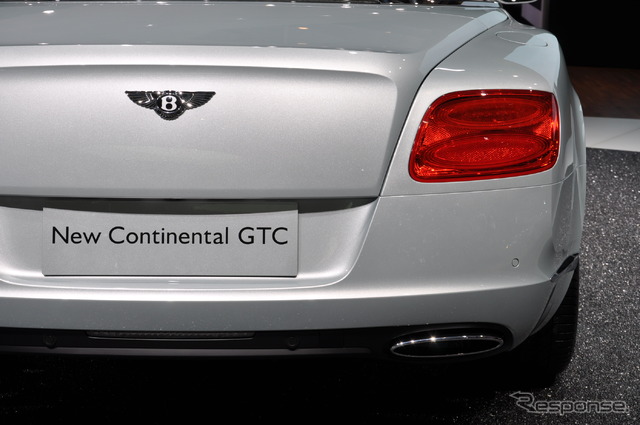 ベントレー コンチネンタル GTC(フランクフルトモーターショー11)