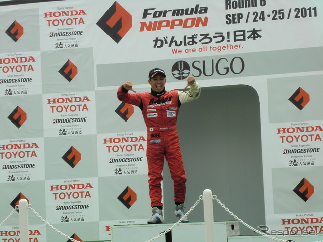 併催の全日本F3選手権は今回が最終ラウンド。Cクラスのチャンピオンは、逆転で関口雄飛が獲得。
