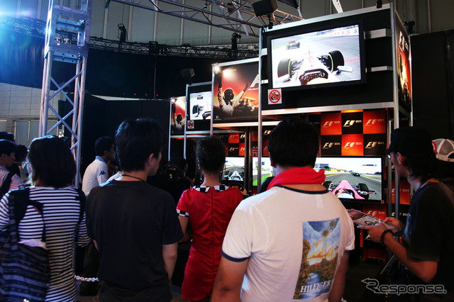 【東京ゲームショウ11】F1公式レースゲームに1時間の行列