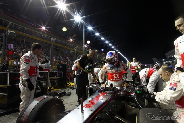 バトン（マクラーレン、F1シンガポールGP）
