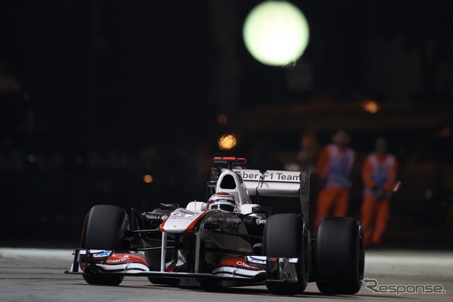 小林可夢偉（ザウバー、F1シンガポールGP）