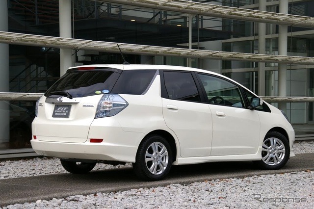 最近の新型車：ホンダ・フィットシャトル・ハイブリッド