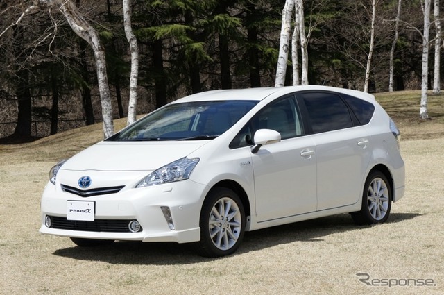 最近の新型車：トヨタ・プリウスα