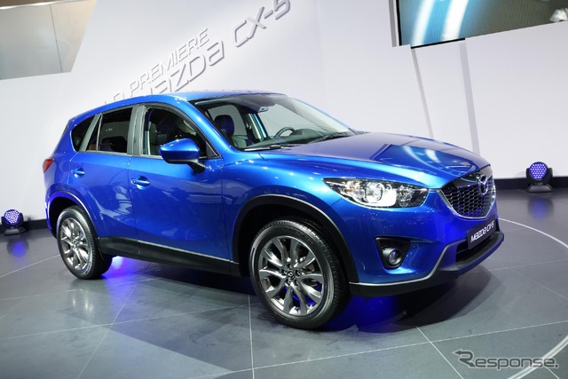 マツダCX-5。同じく新登場。