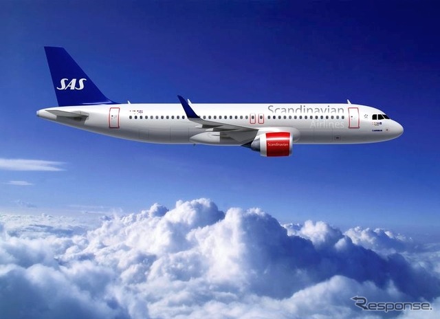 開発中のエアバスA320neo。SASなどが発注済み。