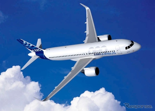 開発中のエアバスA320neo