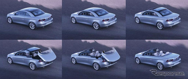 【ジュネーブモーターショー'04出品車】VW『ゴルフ・クーペカブリオレ』?