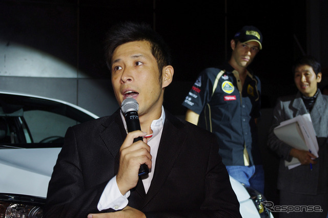 ルノー・メガーヌRSモナコGP発表会 青木琢磨氏