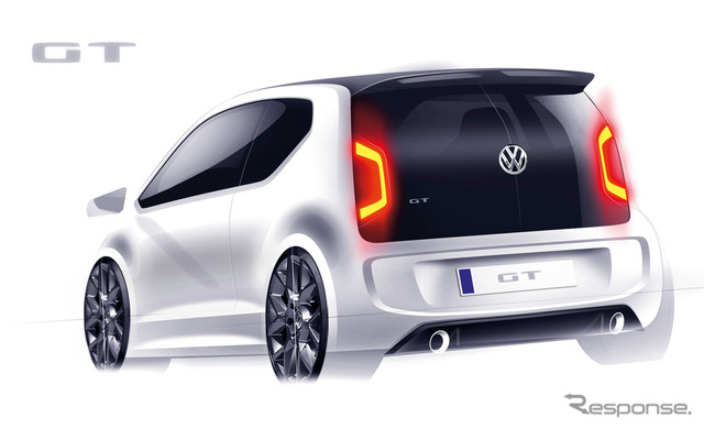 VW GT up!のデザインスケッチ