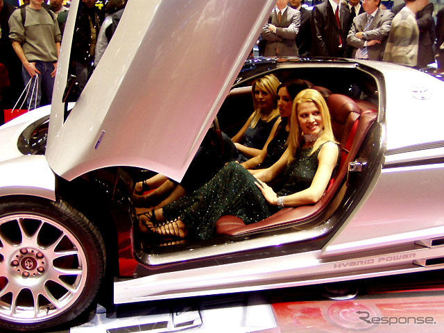 【ジュネーブモーターショー'04速報】トヨタ『アレサンドロボルタ』…ハイブリッドスーパースポーツ