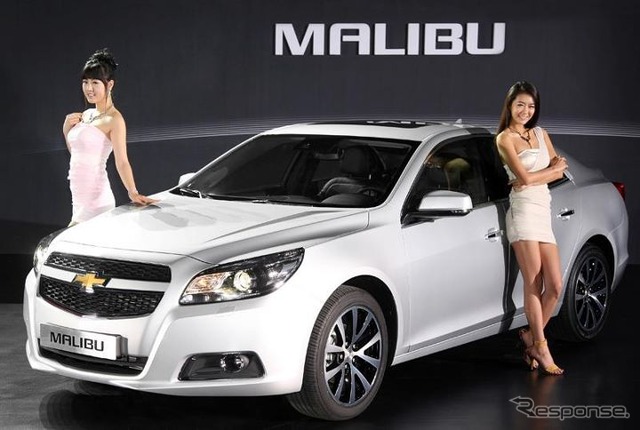 まずは韓国から発売されるGMの新グローバルセダン、シボレー・マリブ新型