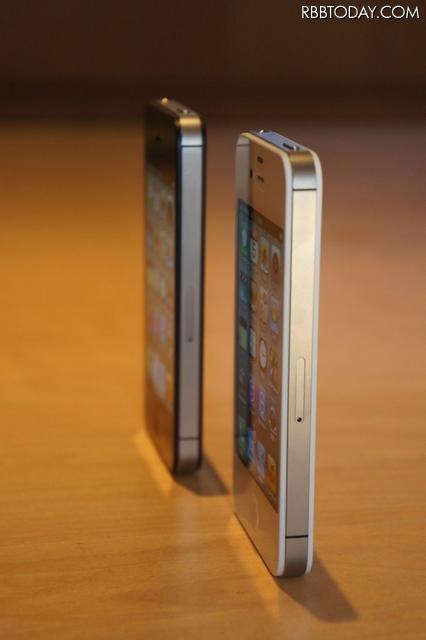 iPhone 4S、アンテナが変わった! 速度は14.4Mbpsに iPhone 4S
