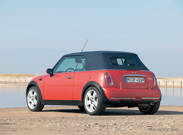 【ジュネーブモーターショー'04速報】『MINIコンバーチブル』---絶妙の開放感!