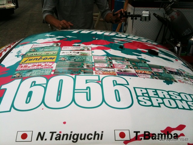 最終個人スポンサー数は1万6056名