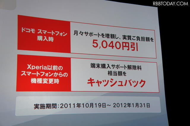 【フォトレポート】スマホ14機種登場、ドコモ2011-12冬春モデル発表会