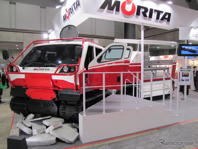 【RISCON・SEECAT】シンガポール製の無限軌道災害対応車、価格は1億1000万円