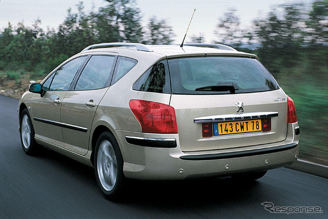 【ジュネーブモーターショー'04写真蔵】みんなで空を……プジョー『407SW』