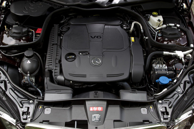 現行メルセデスベンツのV6ガソリンエンジン（E350用）