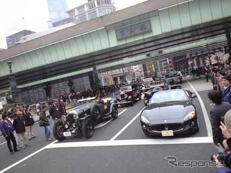 日本橋の架橋100周年を記念してクラシックカーイベントが開催される（写真：2010年の様子）