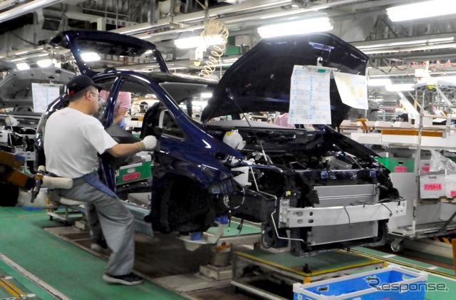 タイの洪水被害は、国内生産にも影響が出始めた(参考画像:トヨタ自動車堤工場)