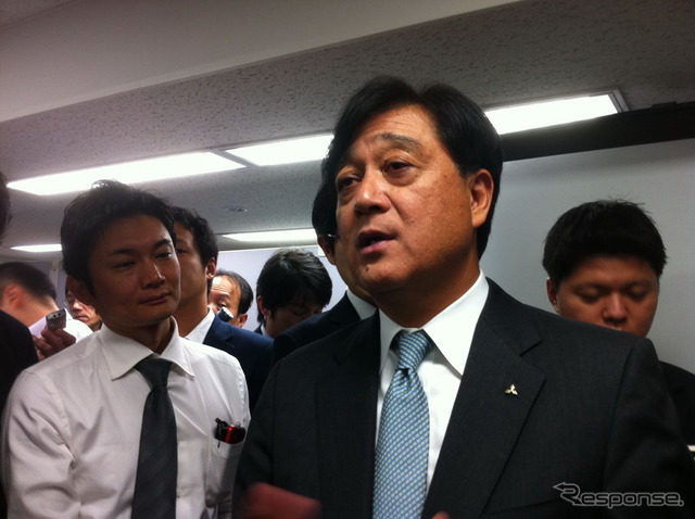 三菱自動車・益子修社長