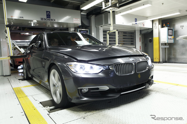ドイツ・ミュンヘン工場で28日、生産が開始された新型BMW3シリーズ