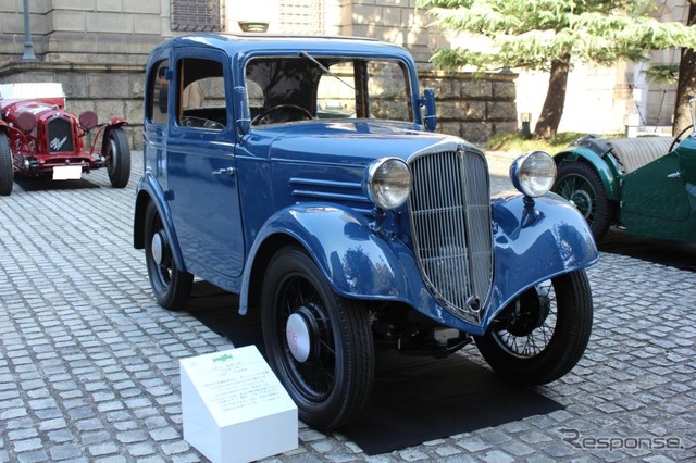 トヨタ博物館が保有する筑波号。国産初の前輪駆動車。