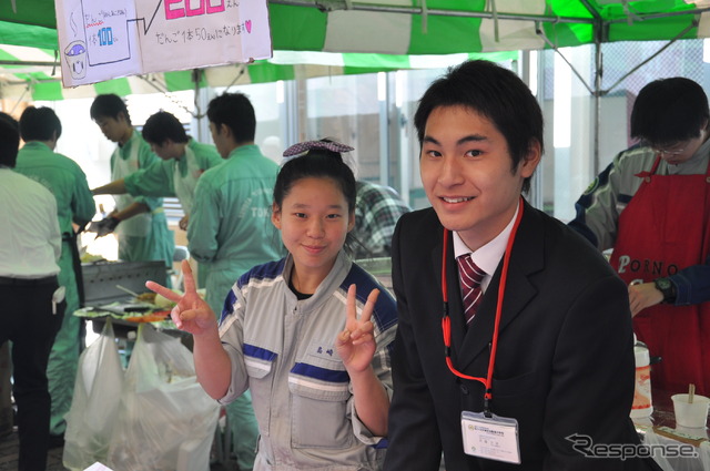 トヨタ東京自動車大学校 学園祭のようす