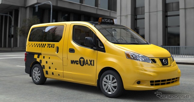 日産NV200（日本名：NV200バネット）のイエローキャブ仕様