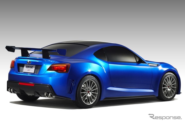 富士重工は、ロサンゼルスモーターショーで、スバル BRZ コンセプト-STI- を世界初公開する