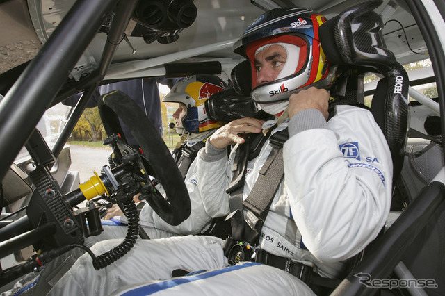 フォルクスワーゲンが2013年シーズンのWRC(世界ラリー選手権)に投入するポロR WRCの初テスト