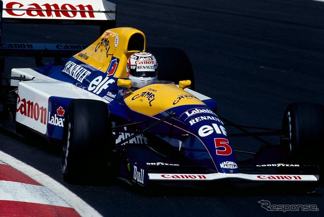 1991年、ナイジェル・マンセルが操るルノーF1