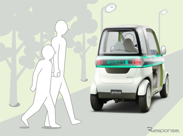【東京モーターショー11】ダイハツ、2人乗りEVコミューターを出展