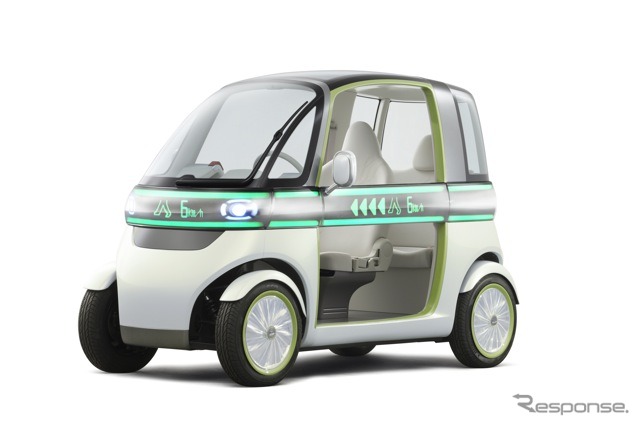 【東京モーターショー11】ダイハツ、2人乗りEVコミューターを出展